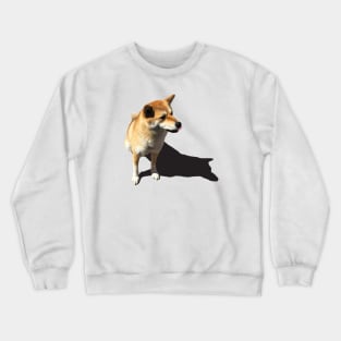 Lilly the Shiba Inu Tongue in the Sun Crewneck Sweatshirt